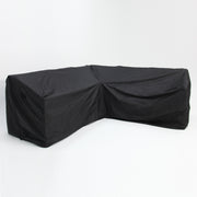 Odie Home Premium Corner Lounge Cover - Black